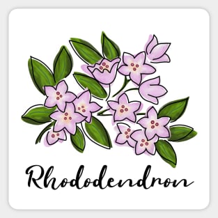 Rhododendron Sticker